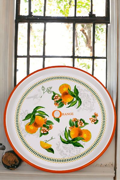 İnci Emaye 32 No 32cm Presentation Tray Coffee Tray Tea Tray Gift Dowry TrayServing Plate Tray