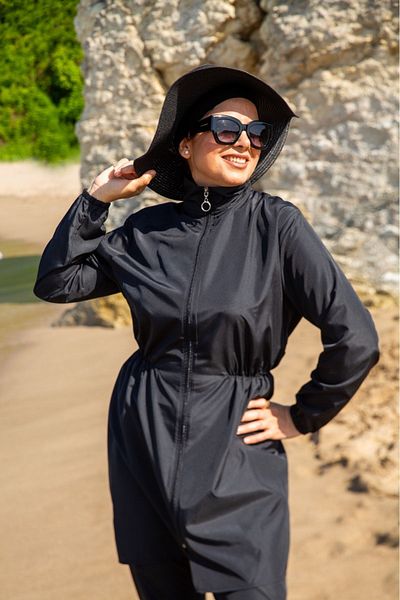 new ats Ats Moda - Single Top Hijab Swimsuit with Elastic Waist