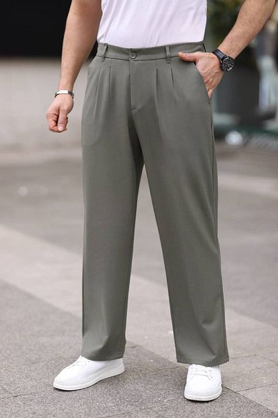 BYATA MENS STYLE MEN'S BAGGY FABRIC PANTS