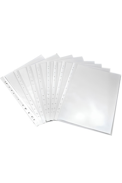 npratik ECO Transparent File Bag - 10 Pack (1000 Pieces) Durable and Convenient