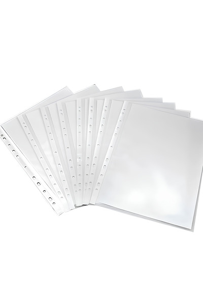 npratik ECO Transparent File Bag - 25 Pack (2500 Pieces) Durable and Convenient