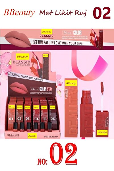 BBeauty Classic Matte Lip Gloss - Lipstick Cut (1 Piece)