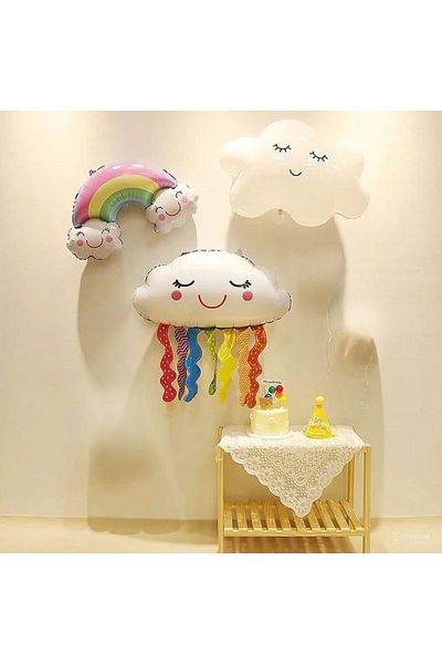 DÜVENCİ TİCARET Cloud Rainbow Foil Balloon