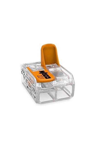 WAGO 221-412 2'li Tırnaklı Buat Klemensi-100'lü Paket