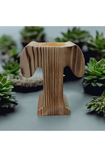 Renkli Tasarım Evi Kişiye Özel Harf Mumluk-T Harfi