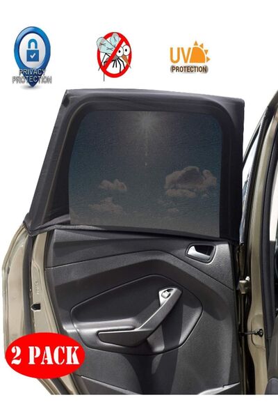 Ankaflex 2adet Araba Yan Cam Perdesi Oto Arka Perde Araç Güneşlik Bebek Çocuk...