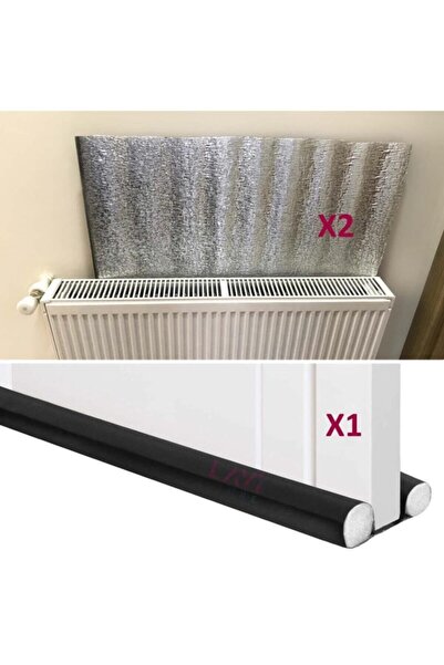 Ankaflex 2x Petek Radyatör Arkası Isı Yalıtım 1x Kapı Altı Rüzgar Önleyici Iz...