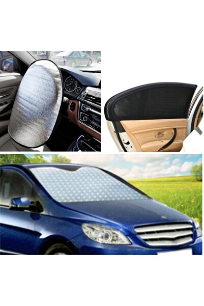 Ankaflex Комплект от 3 части: слънцезащитна козирка за волана, слънцезащитна козирка за страничното стъкло и слънцезащитна козирка