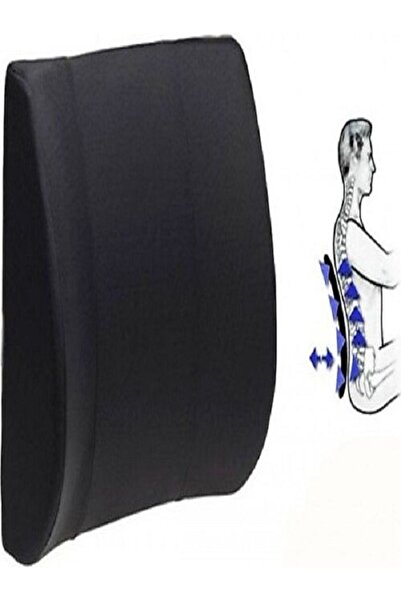 Ankaflex Unisex Siyah Ortopedik Koltuk Minderi Araç Sandalye Bel Sırt Desteği...