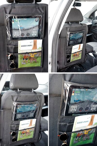 Ankaflex Araba Içi Koltuk Arkası Tablet Tutucu Tablet Çanta Düzenleyici