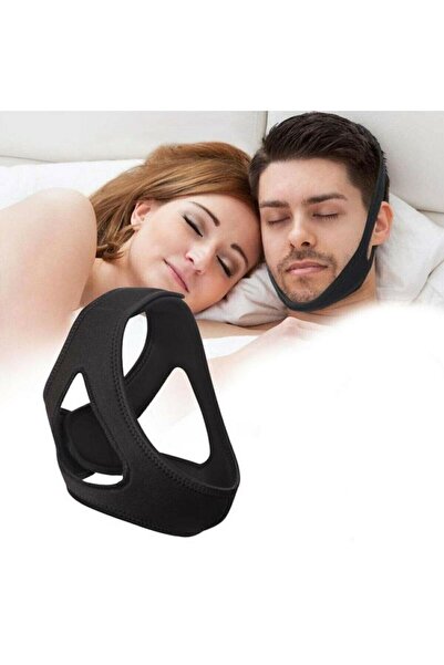 AnkaWood Horlama Giderici Uyku Maskesi Maske Çene Destekli Horlama Bandı Horlama Önleyici Kafa Bandı