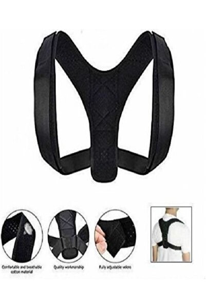 Ankaflex Leather Patterned Upright Posture Corset for Women and Men with Adjustable Shoulder Support Hunching Upright Posture Corset