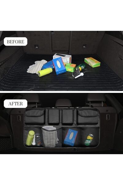 Ankaflex Araç Içi Bagaj Eşya Düzenleyici Oto Bagaj Organizer Organizatör 8 Ce...
