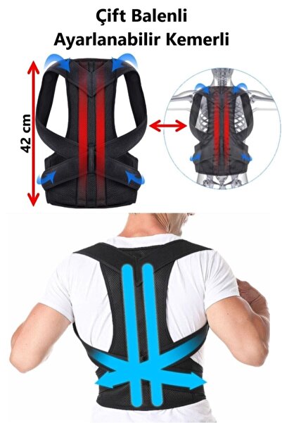 Ankaflex Ορθοπεδικό αθλητικό κορσέ - Προληπτικό της καμπούρλας, με στήριγμα μέσης και πλάτης για σταθερή στάση