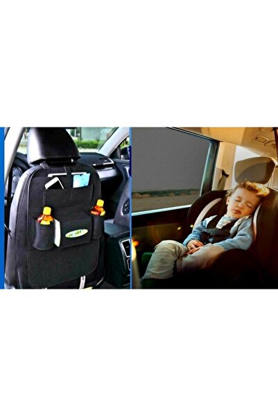 Ankaflex Scaun vehicul - Organizator de articole și 2 parasolare pentru geam ...