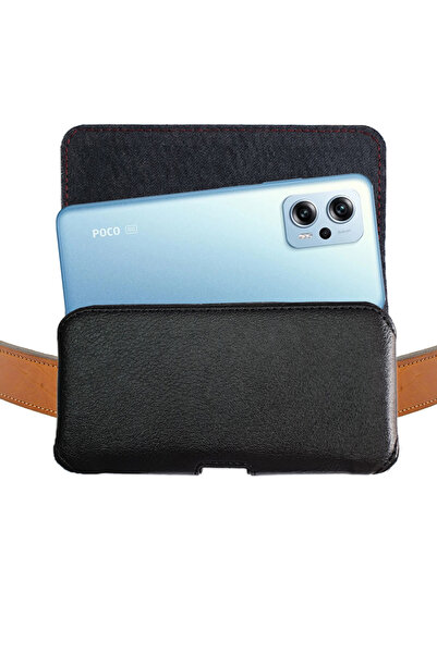 EXENAR Husă verticală pentru curea pentru Poco X4 GT - X4 Pro 5G - Se atașeaz...