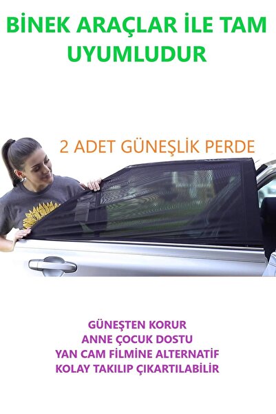 Ankaflex PlusConcept 2 buc. Perdele pentru geam lateral pentru mașină.