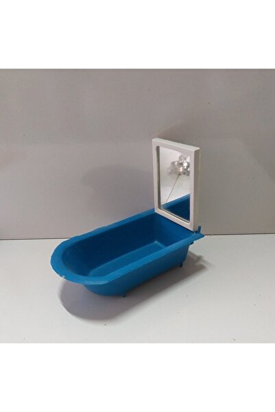 Mavi Yeşil Berra Aynalı Banyo Küvet