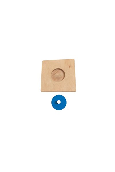 Montessori Gemisi Tekli Şekil Plakaları - 4'lü Set