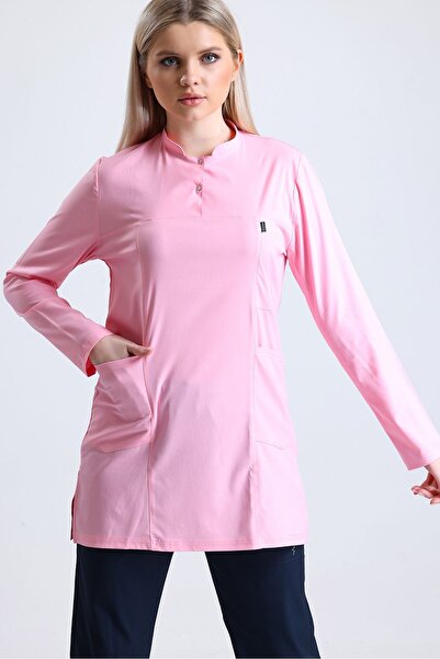 Ehil Doktor/hemsire Forması Likralı Tesettür Üniforma Tek Üst Likralı tesettür