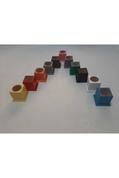 Montessori Gemisi 11'li Ahşap Kalemlik