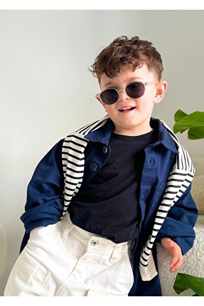 By Donetto نظارات شمسية مستقطبة شفافة للأطفال للجنسين (العمر 1-5 سنوات)