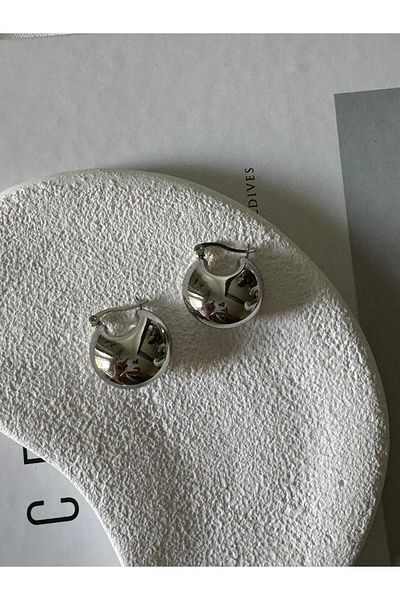 Rossetto Atelier Silver Imported Poke Earrings
