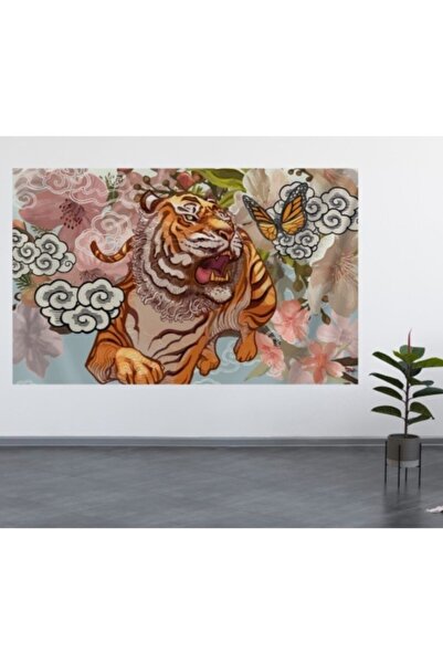 ALAMODECOR Kaplan Duvar Örtüsü (70x100, 100x140, 140x200