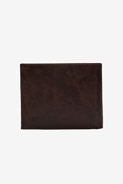 AC&Co / Altınyıldız Classics Men's Brown Gift Boxed Wallet with Card Compartment