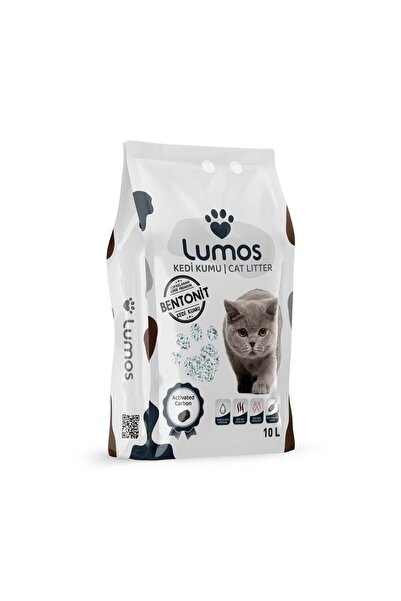 LUMOS Bentonit Kedi Kumu Aktif Karbonlu 10lt