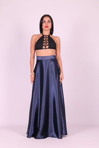 sehatex Дълга сатенена пола - Godeli, NİLLS00003