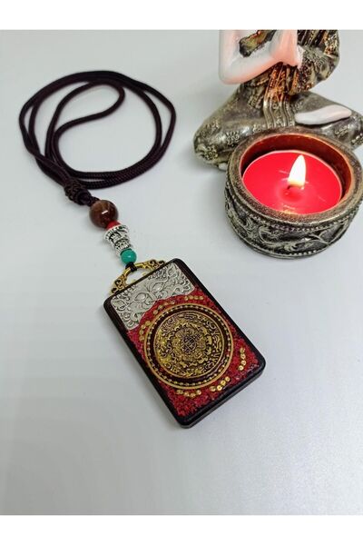 mama india alaçatı Ejderha Figürlü Kırmızı Mercan Yantra Etnik Otantik Bohem ...
