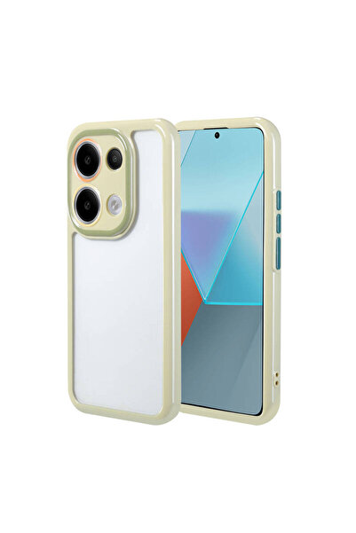 Redmi Note 13 Pro 4G & Poco M6 Pro 4G Case Camera Shielded Color Edge and Frame Design Cover