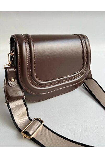 Gül Karatekin Kanvas Askılı Üç Bölmeli Çapraz Omuz Çantası