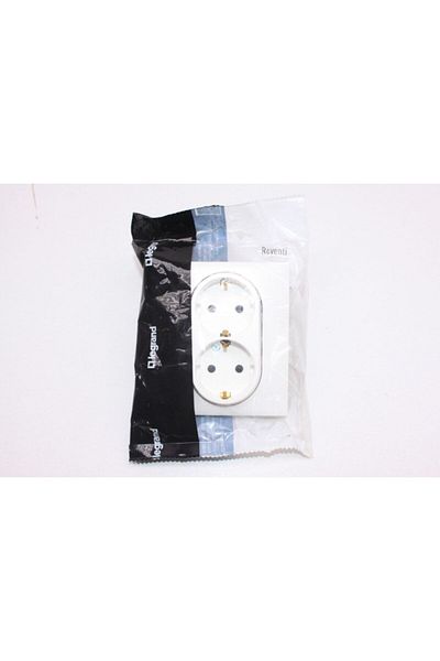Legrand Raventi Children's Double Grounded Protected Socket