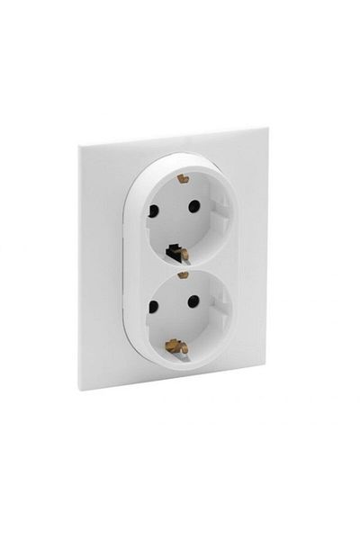 Legrand Raventi Children's Double Grounded Protected Socket
