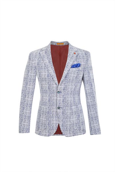 ACTUAL Indigo Slim Fit Single Jacket - 7168-2