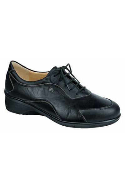 Finn Comfort Black Schnürschuh - Pohodlný design