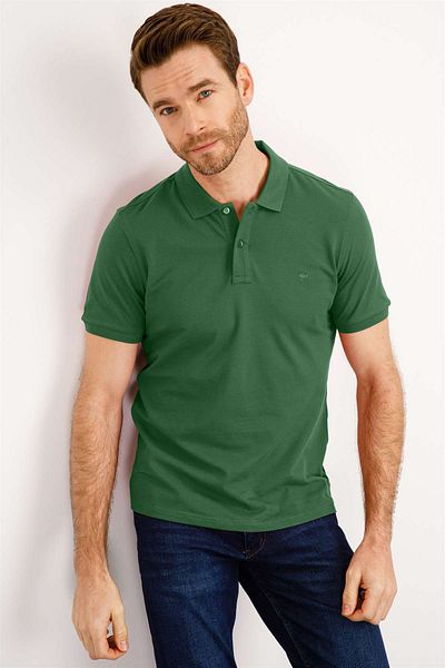 İgs Ανδρικό μπλουζάκι Nefti Modernfit / Slim Fit Polo Neck