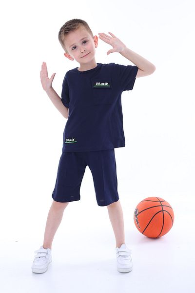 ZUZUNGA Cotton T-Shirt and Shorts 2 Pieces Set for Kids