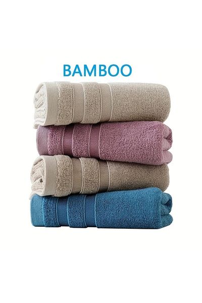 Choice 1 Pc Natural, Sustainable, Hypo-alergenic, High Absorbent, Super Soft Luxury Premium Bamboo Cotto...