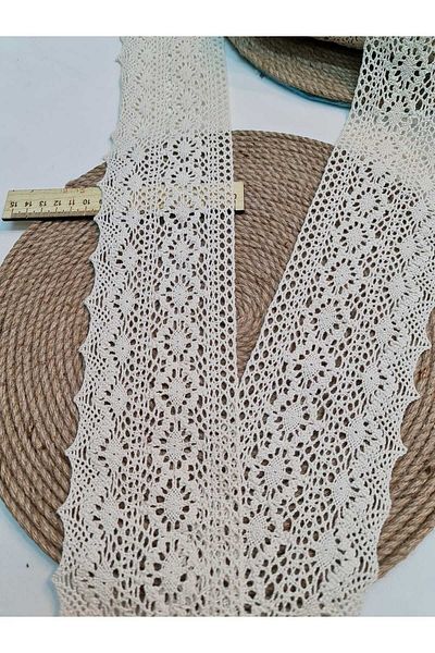 Esteks Dantel ve Tekstil Aksesuarları COTTON LACE 5 METERS