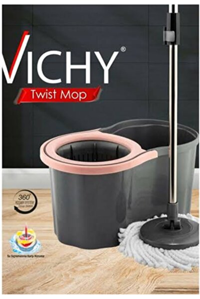 YILMAZLAR Vichy Twist Döner 360 Başlıklı Mop Temizlik Seti 13-litre Vileda