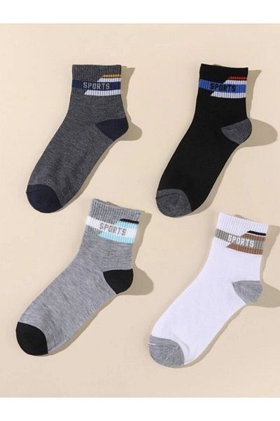 MY MENORA SOCKS Мъжки къси чорапи - 5 чифта спортен модел