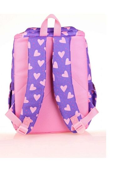 KAUKKO Rucsac de școală pentru copii cu model iepure drăguț violet - design special