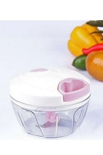 Mağazam Belli Stainless Chopper with 3 Blades - Practical Portable, Easy Clean