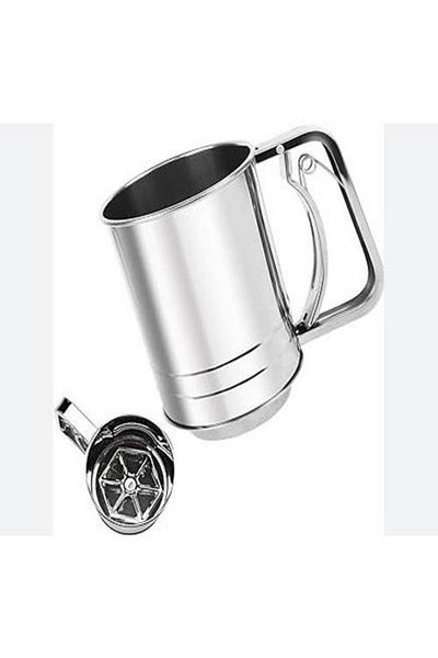 Pastaland Large Size Steel Flour Sieve - Latched Pastaland