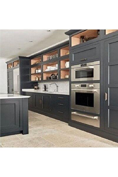 milim reklam Lake Görünümlü Mat Antrasit Gri Kaplama Folyosu 122 Cm X 5 Metre