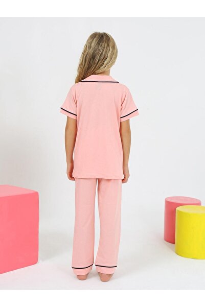 vitmo Σετ πιτζάμες για κορίτσια με κοντό μανίκι Princess - 100% βαμβάκι, με κουμπιά