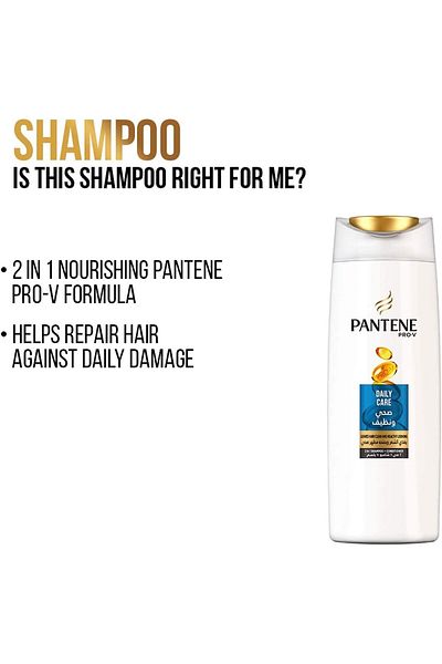 Pantene Pro-V Daily Care Shampoo Pack 600 ml + 200ml Free